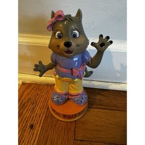 Great Wolf Lodge Violet The Wolf Coin Bank Souvenir Collectible Mascot